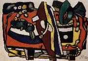 Fernard Leger The Still life having greenery oil painting